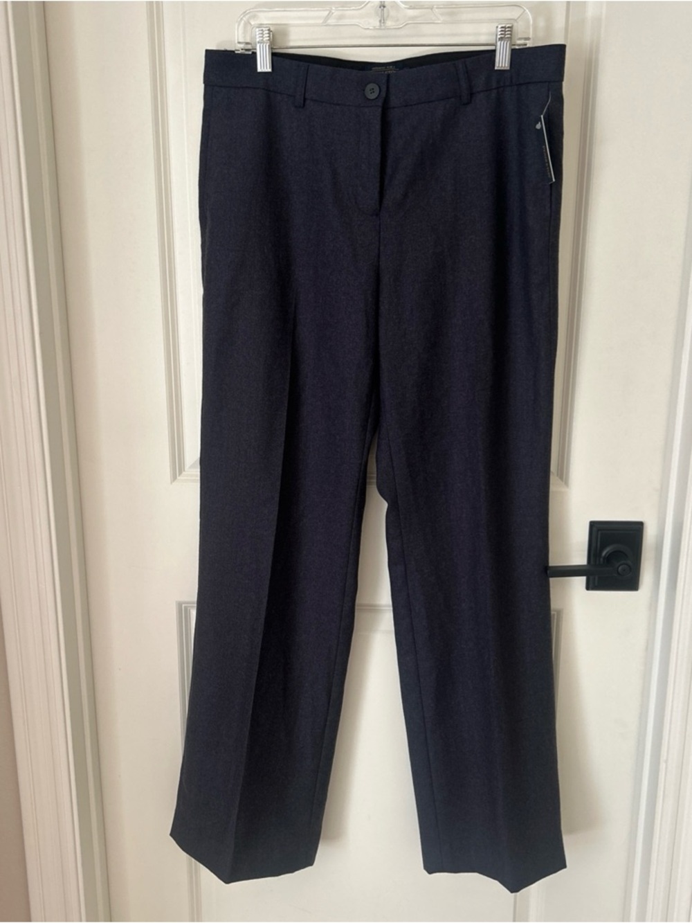 Pendleton Heather Blue 100% Virgin Wool Women’s Trousers Dress Pants Size 12 NWT